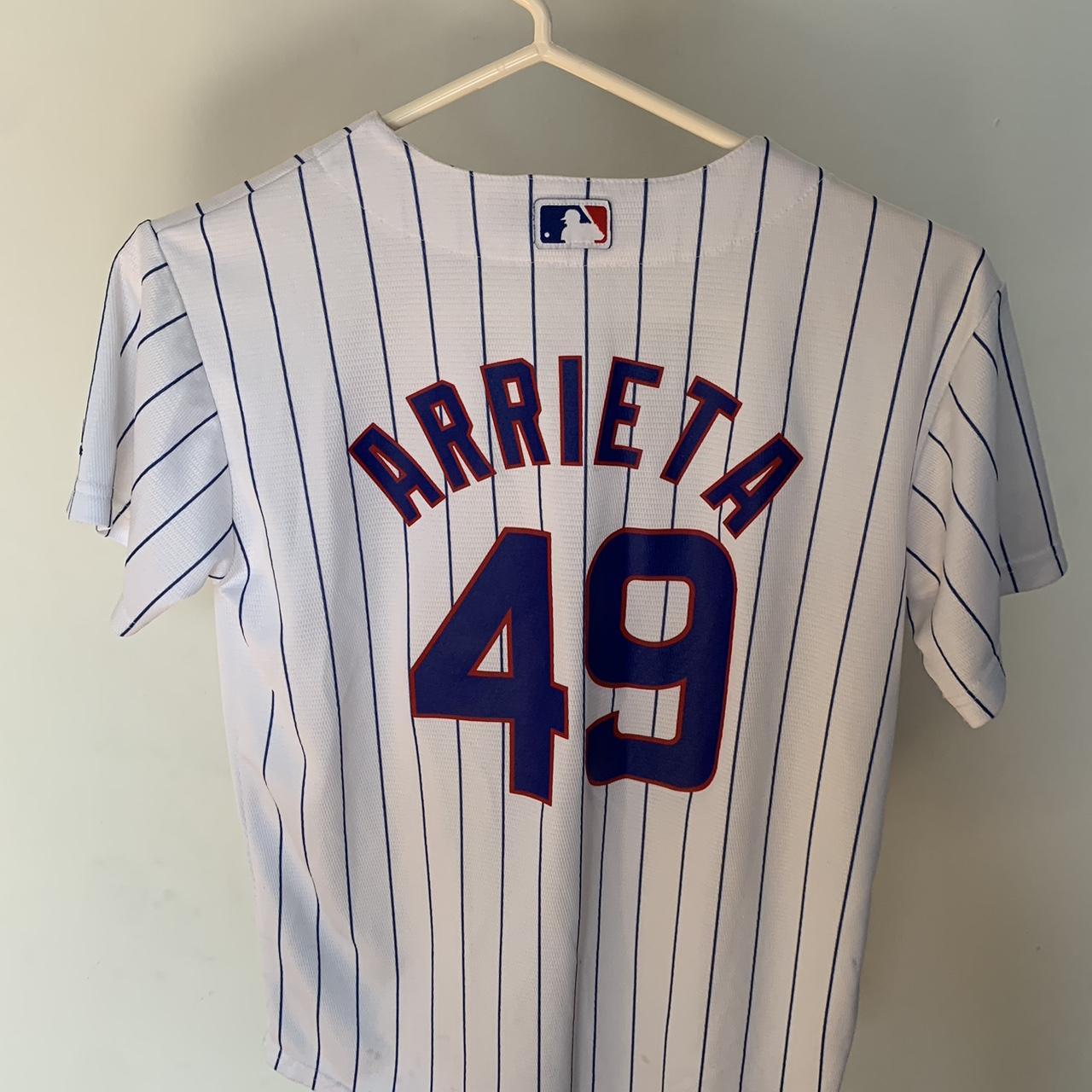 Cubs Arrieta Jersey Youth M like new price - Depop