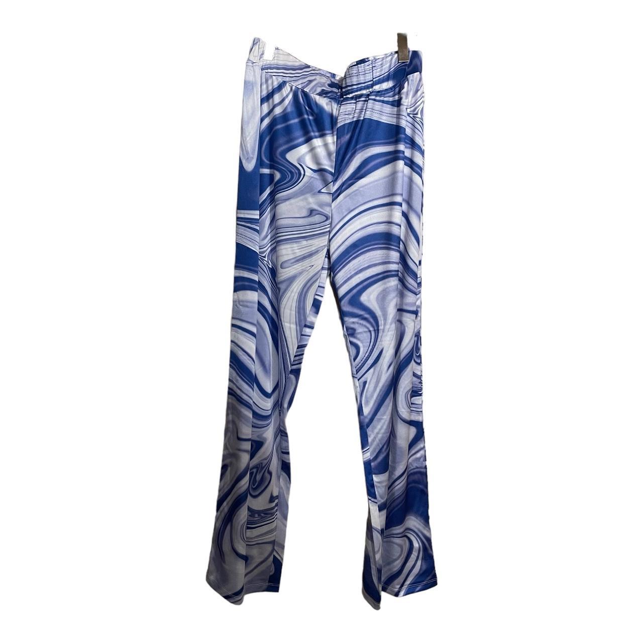 Hosbjerg Women's Blue and White Trousers