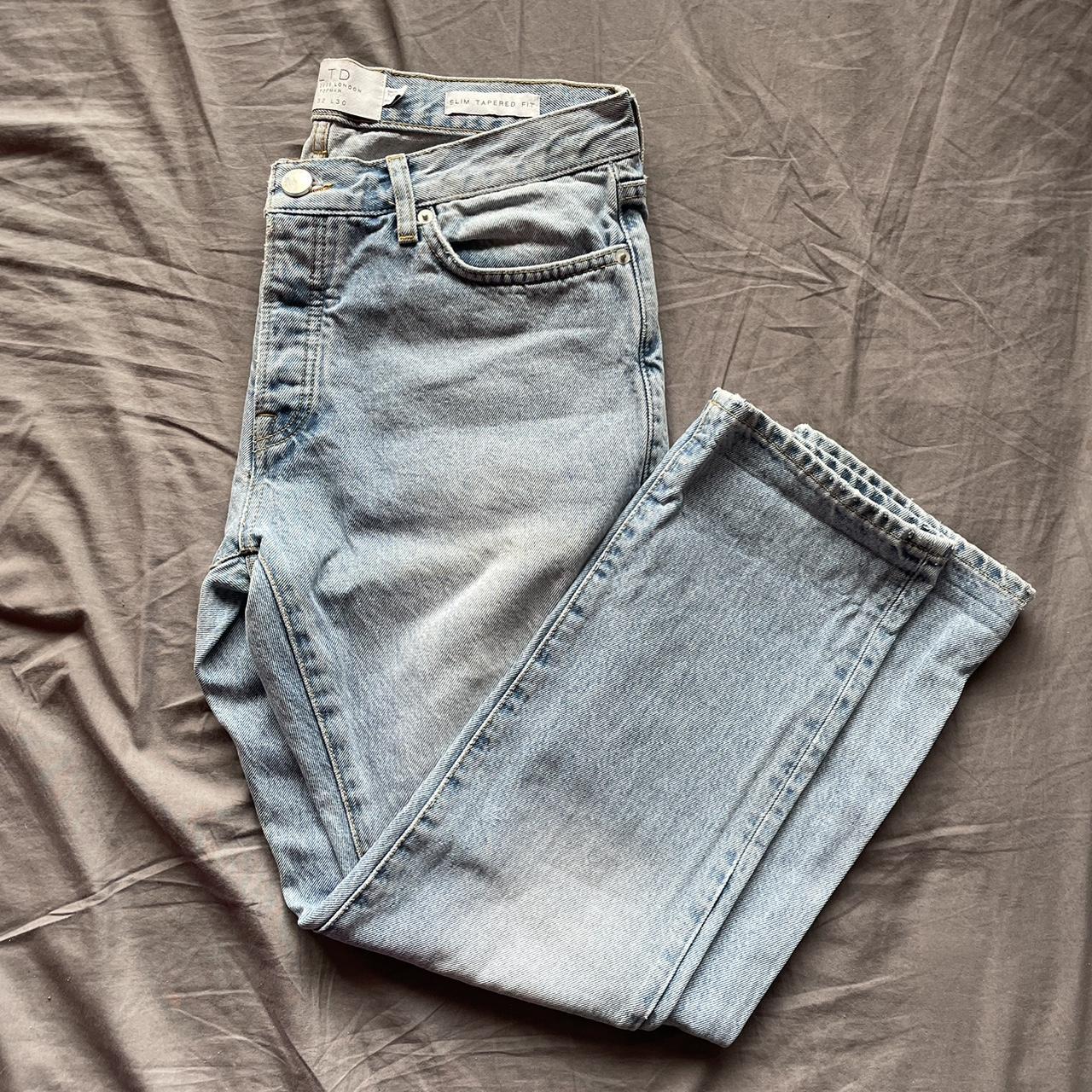 Topman Men's Blue Jeans | Depop