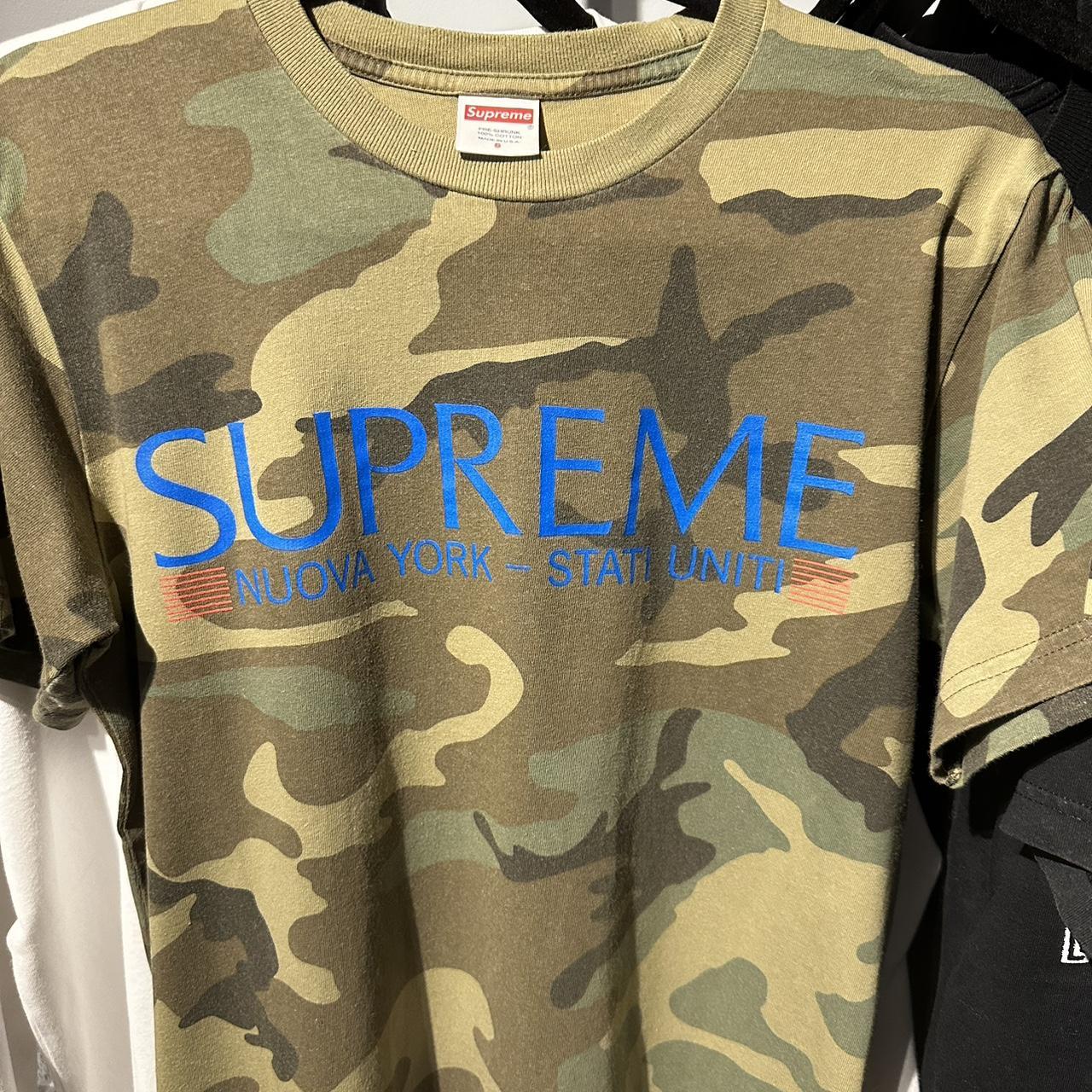 Louis Vuitton Supreme Camo T-shirt- UK XL - Asian XXXL - Depop