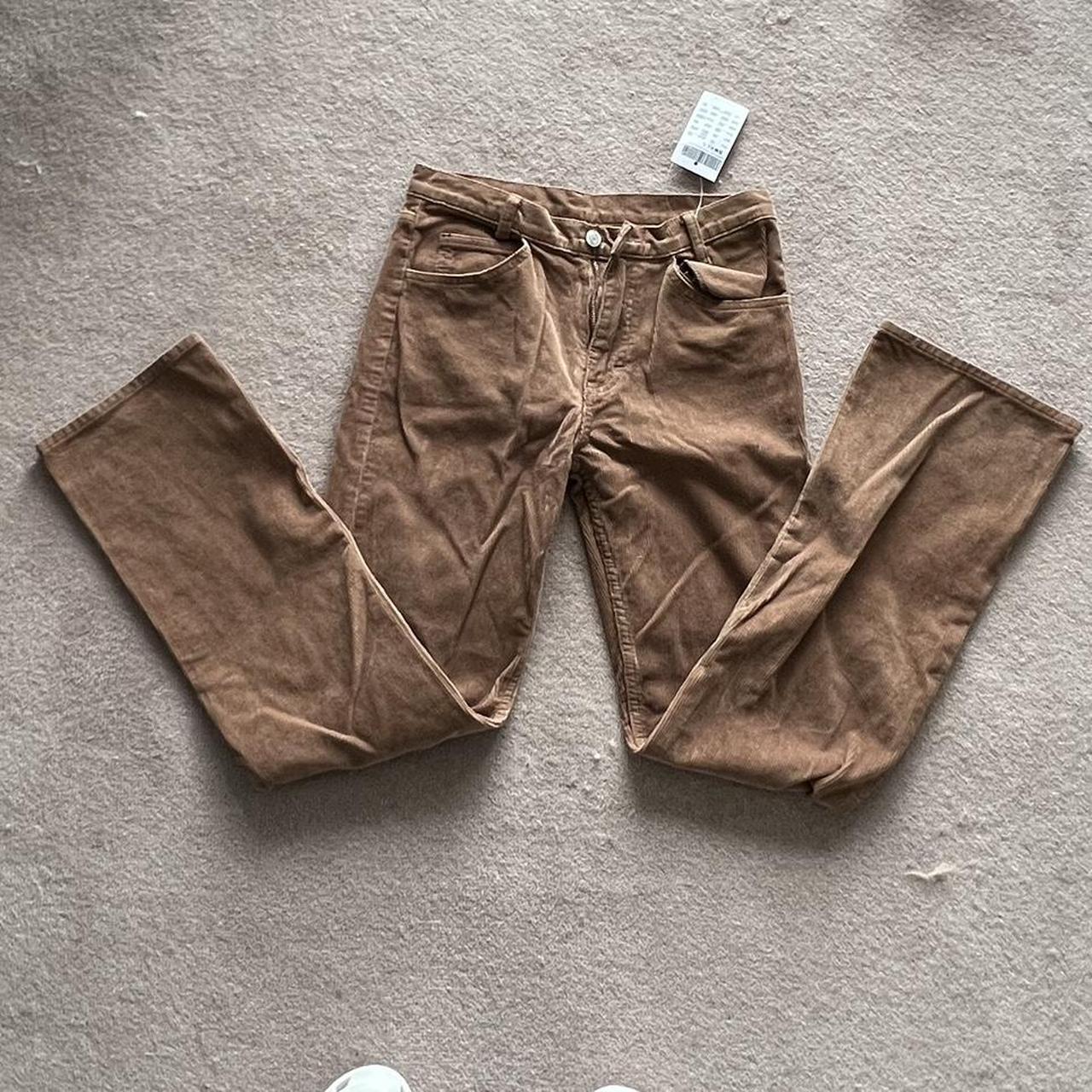 Brandy Melville Women's Brown Trousers Depop