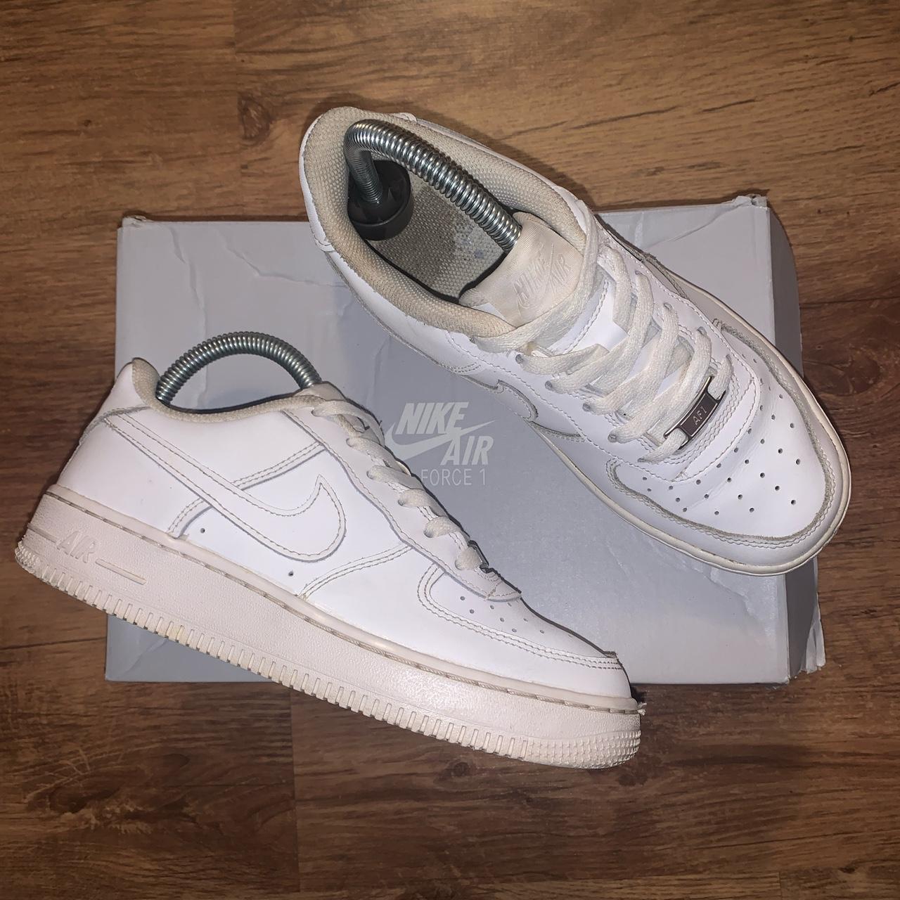 White Nike airforce 1 Size - uk 5 Used good... - Depop