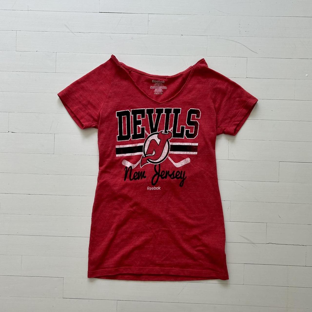 2000s V-necked Devils tee ️ Super cute off the... - Depop
