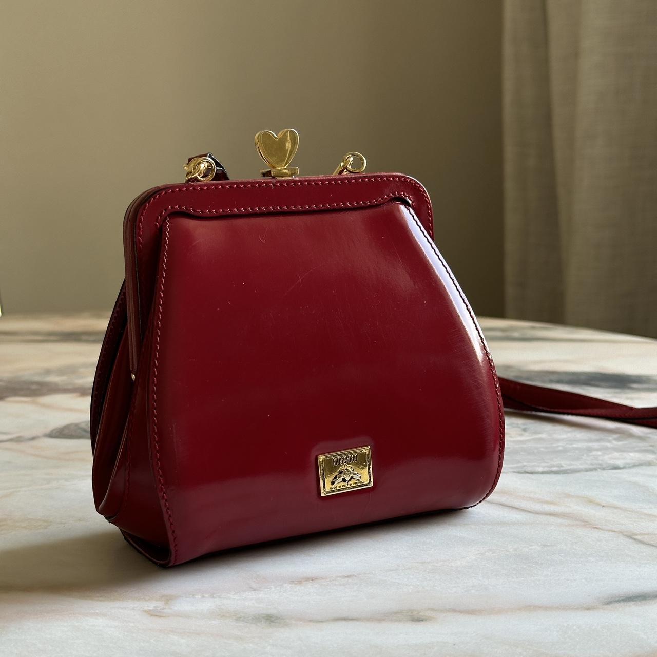 Very rare Moschino Redwall vintage bag with Depop