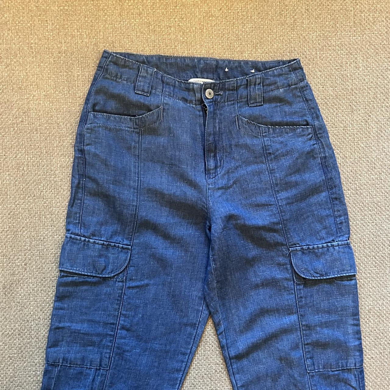 American Eagle Blue Cargo Pants