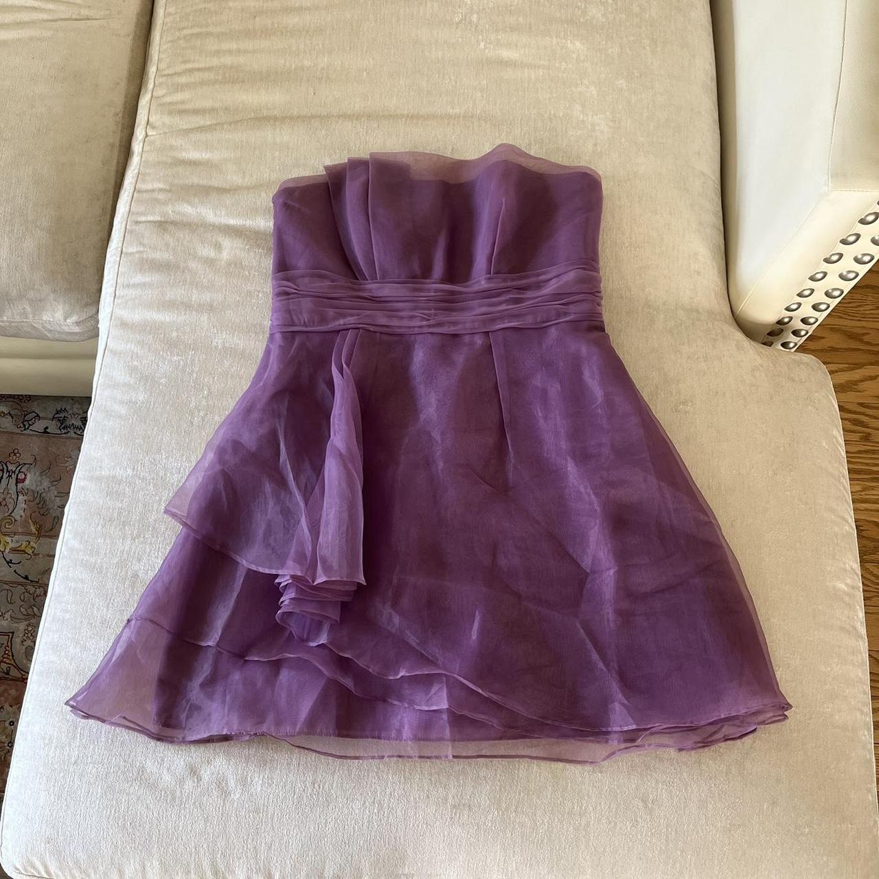 Davids Bridal Purple Dress