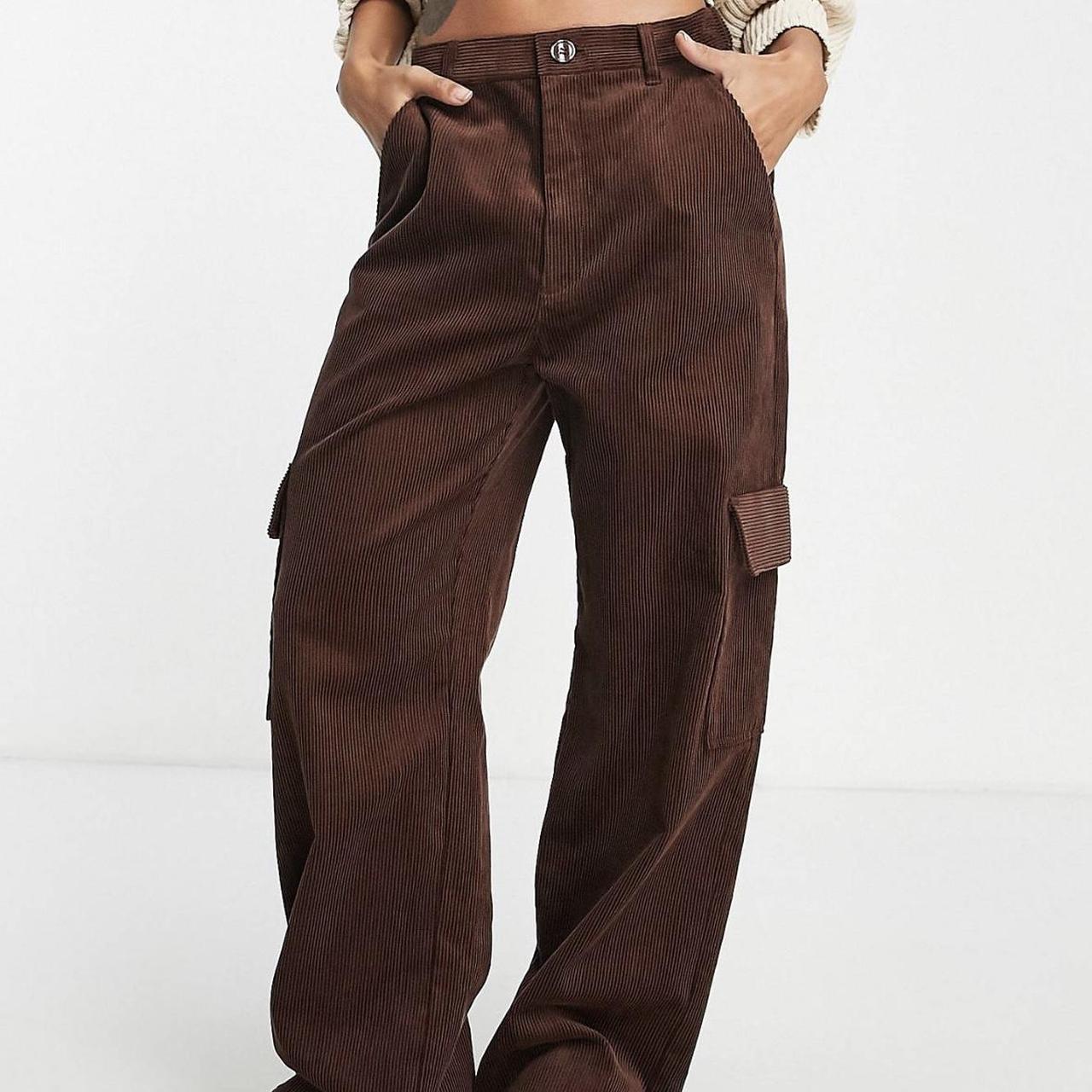 Monki Women's Brown Trousers