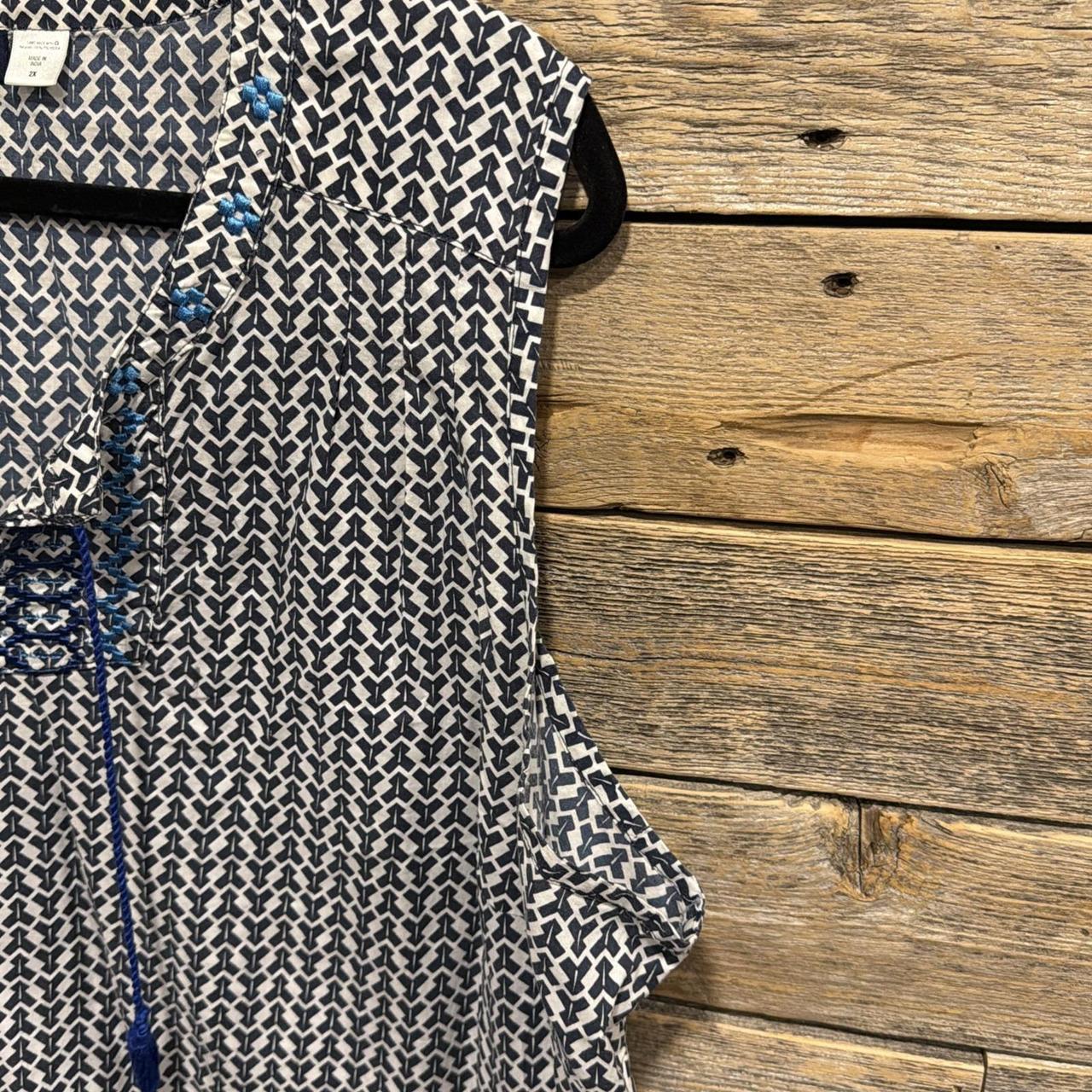 Basic Editions Women's Blouse - Blue - XXL – Basi… - image 5