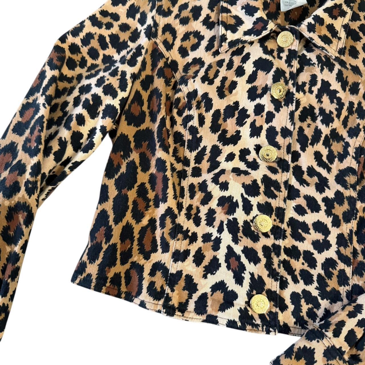Cache Women's Jacket - Brown/Multi - XS – Leopard… - image 5
