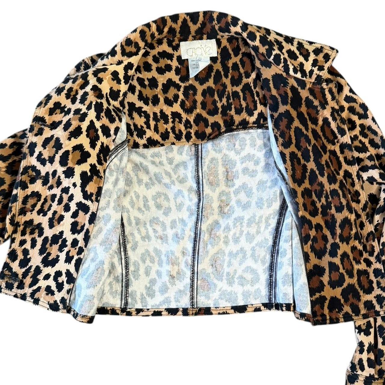 Cache Women's Jacket - Brown/Multi - XS – Leopard… - image 7