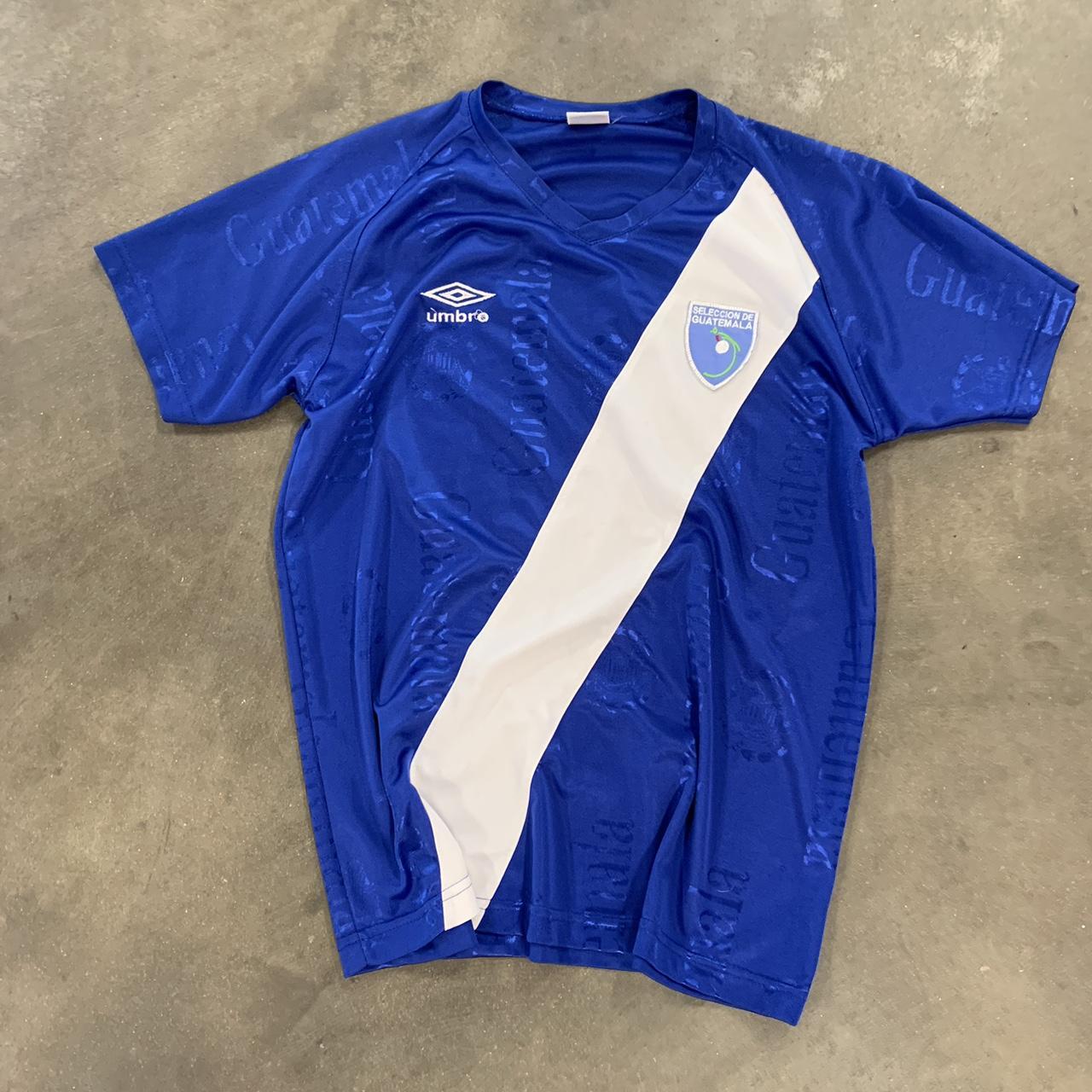 Vintage Umbro Guatemala Soccer Jersey XL All offers - Depop