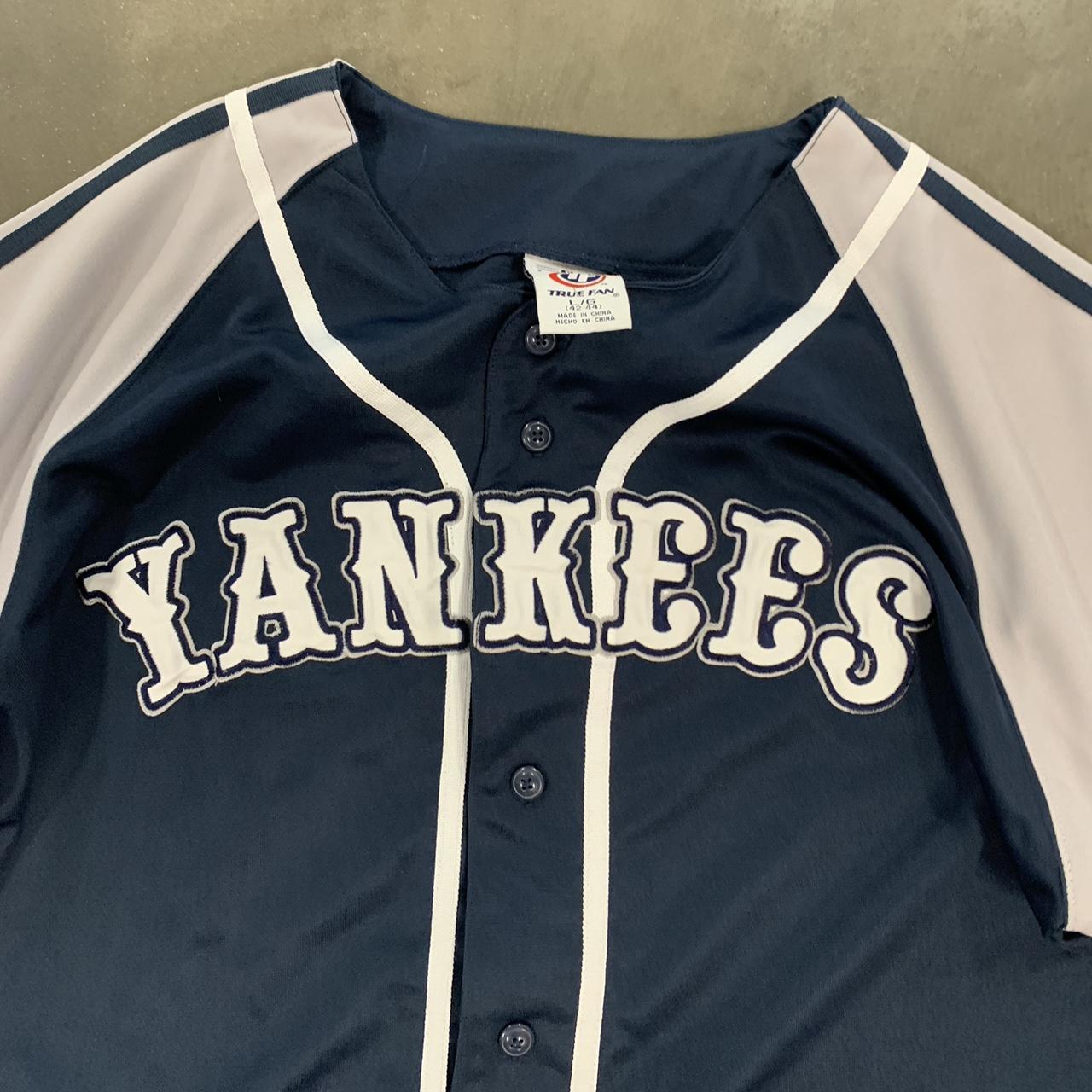 Vintage New York Yankees Starter Baseball Jersey Size XL White 90s MLB