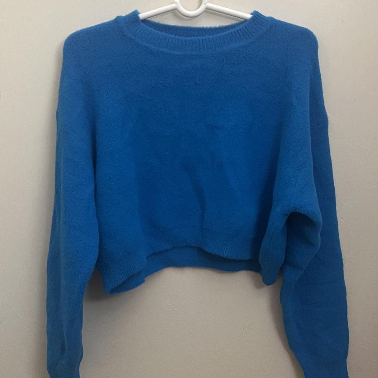 Zara Women's Blue Jumper | Depop