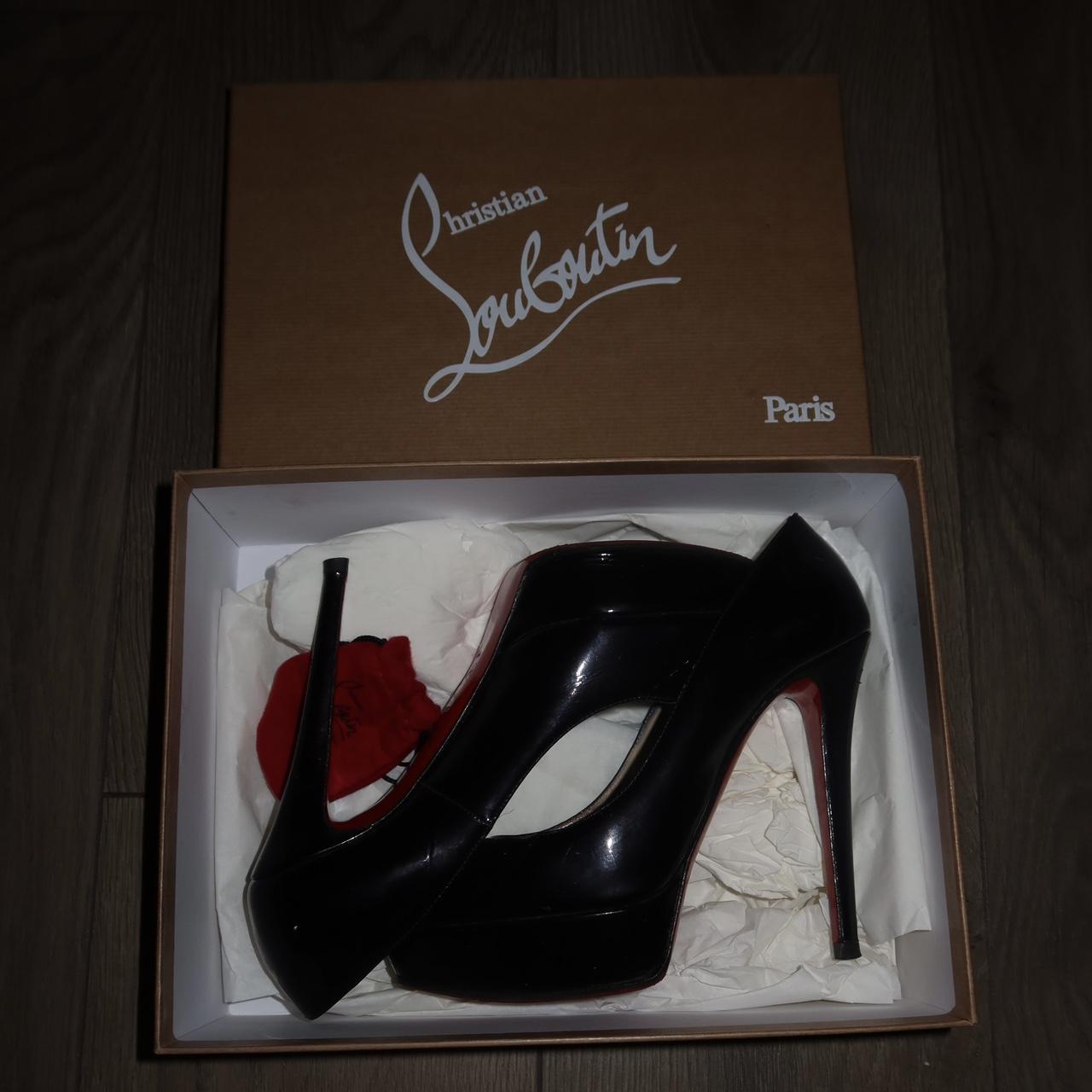 louboutin scarpin patent leather