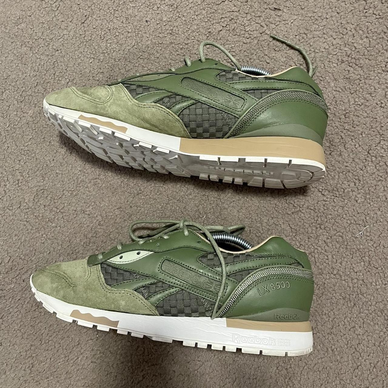 Khaki green reebok classics online