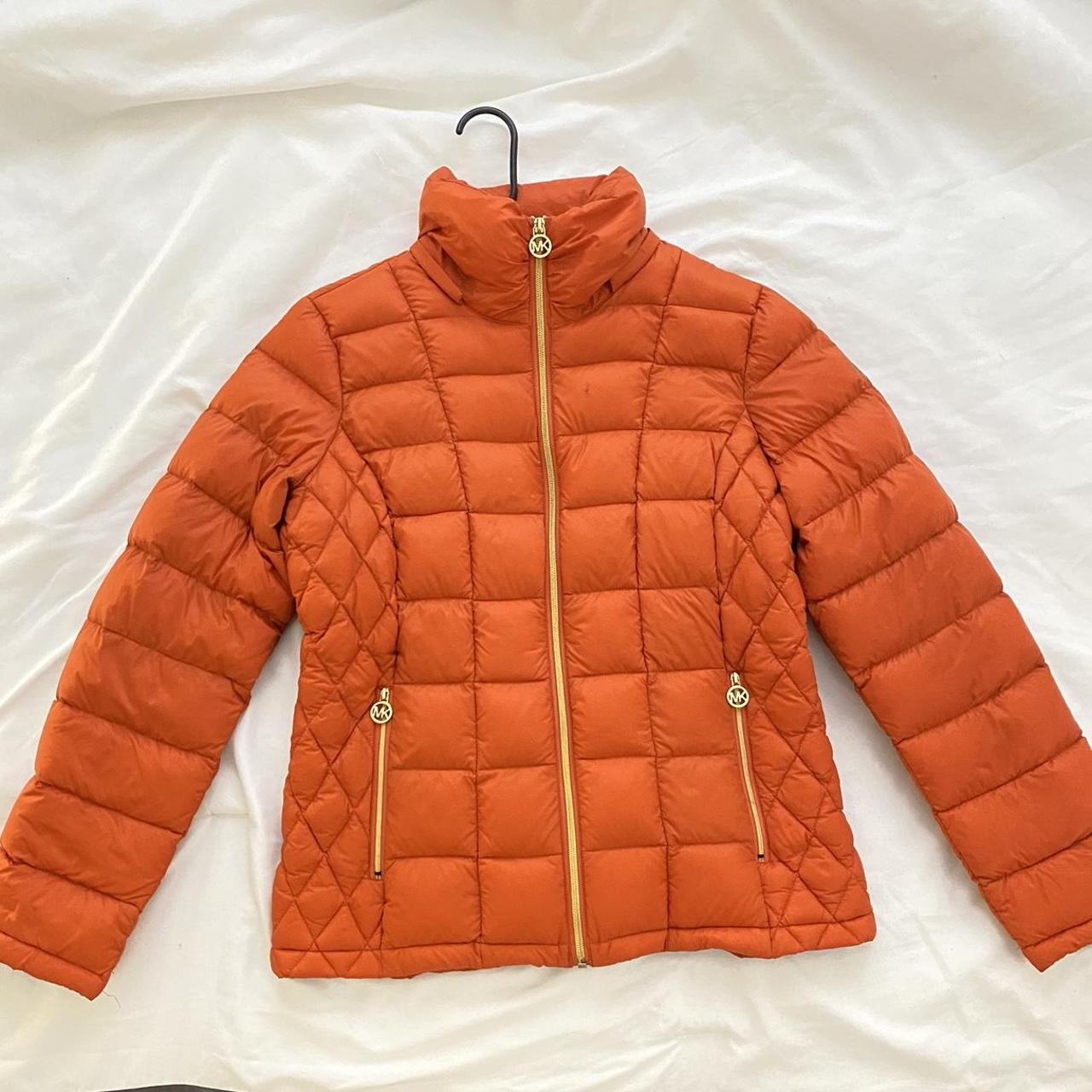 Michael Kors Women's Orange Jacket | Depop