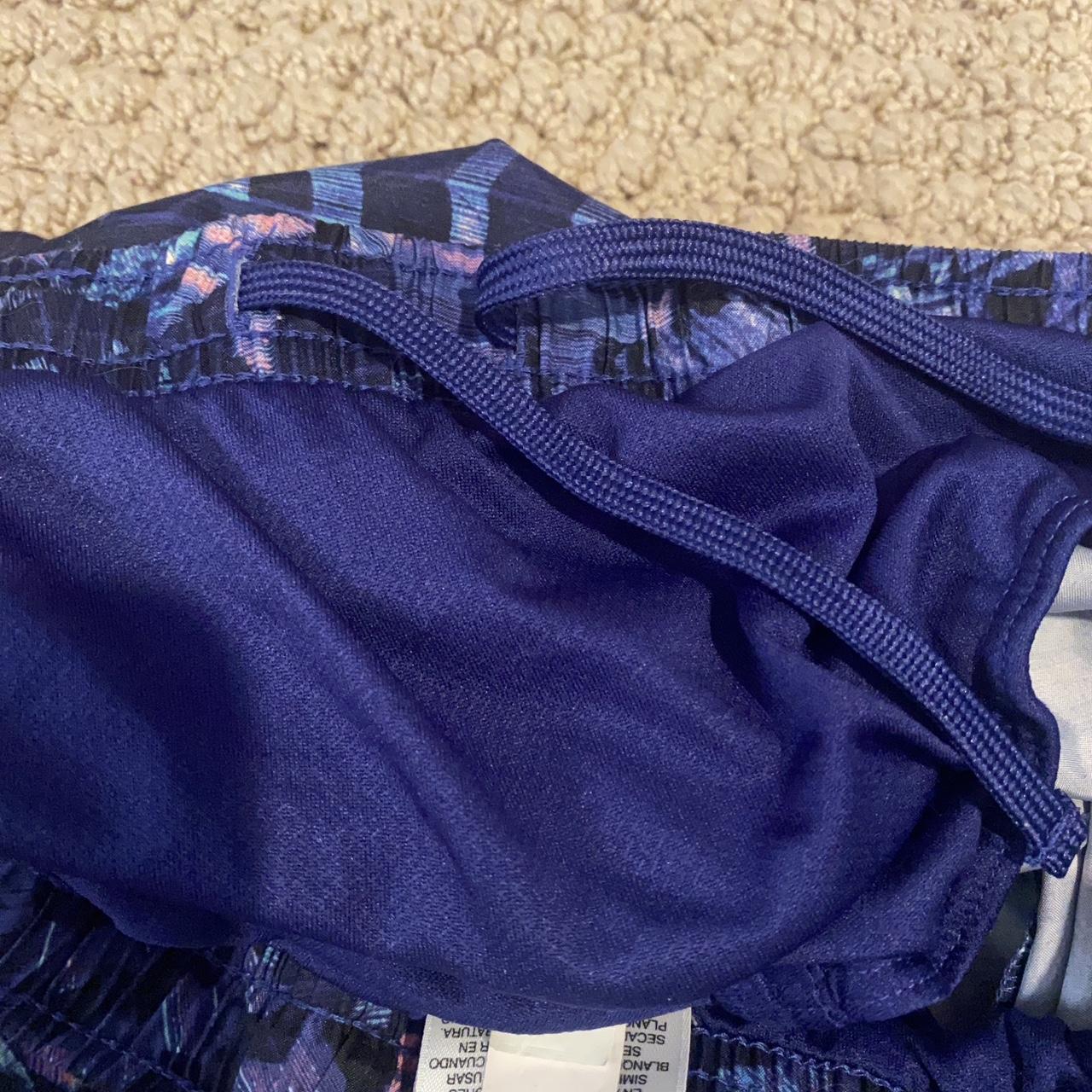 Adidas Purple and Blue Shorts | Depop