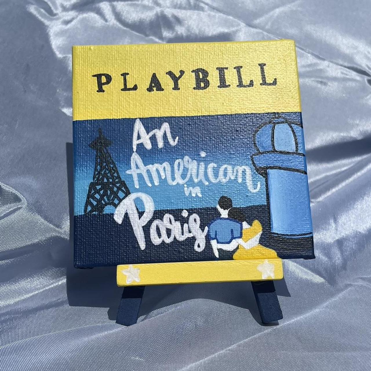 An American In Paris Playbill Art Mini canvas and... - Depop