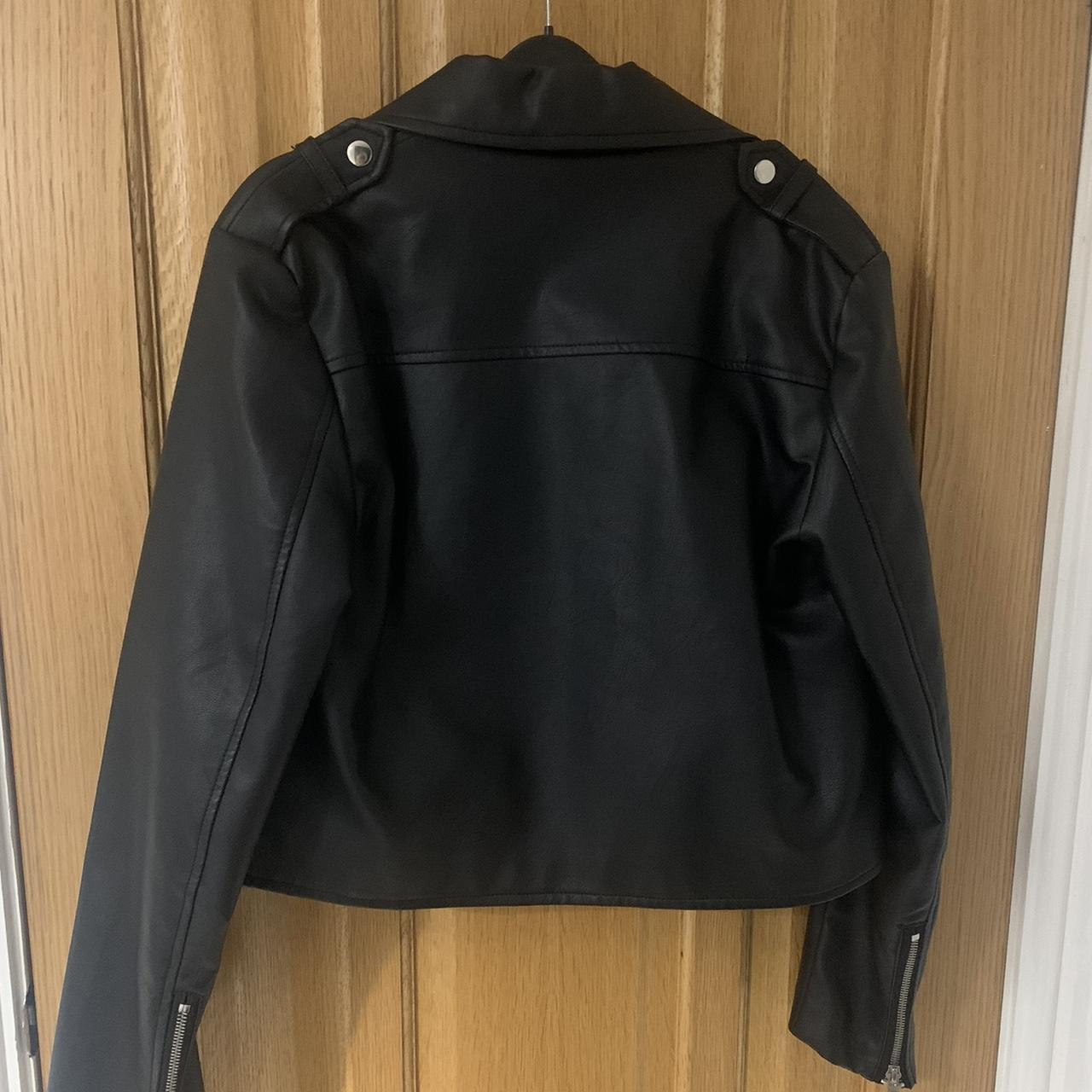 Miss Guided Leather Jacket Perfect Condition Depop