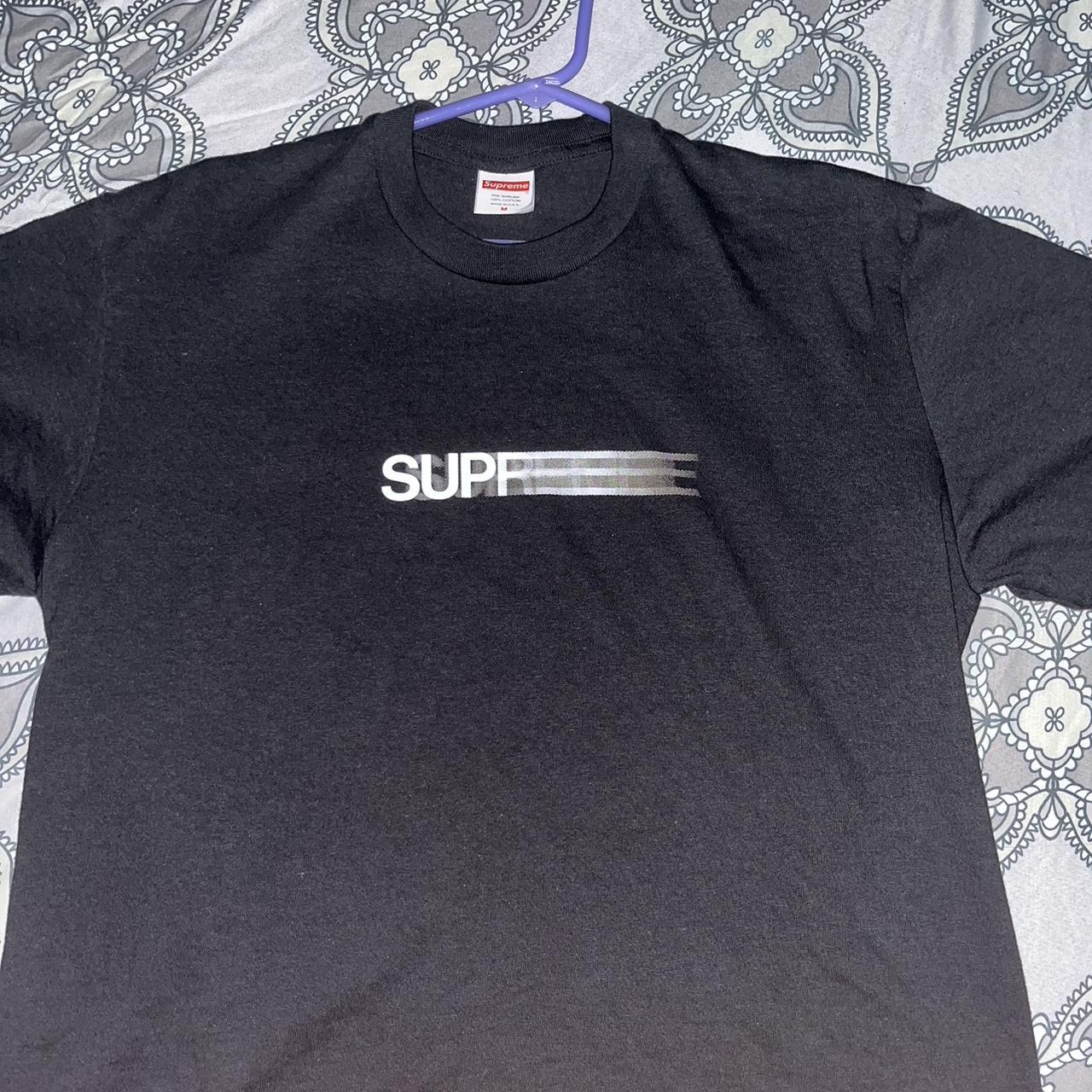 Tシャツ/カットソー(半袖/袖なし)Supreme Motion Logo Tee Black Medium