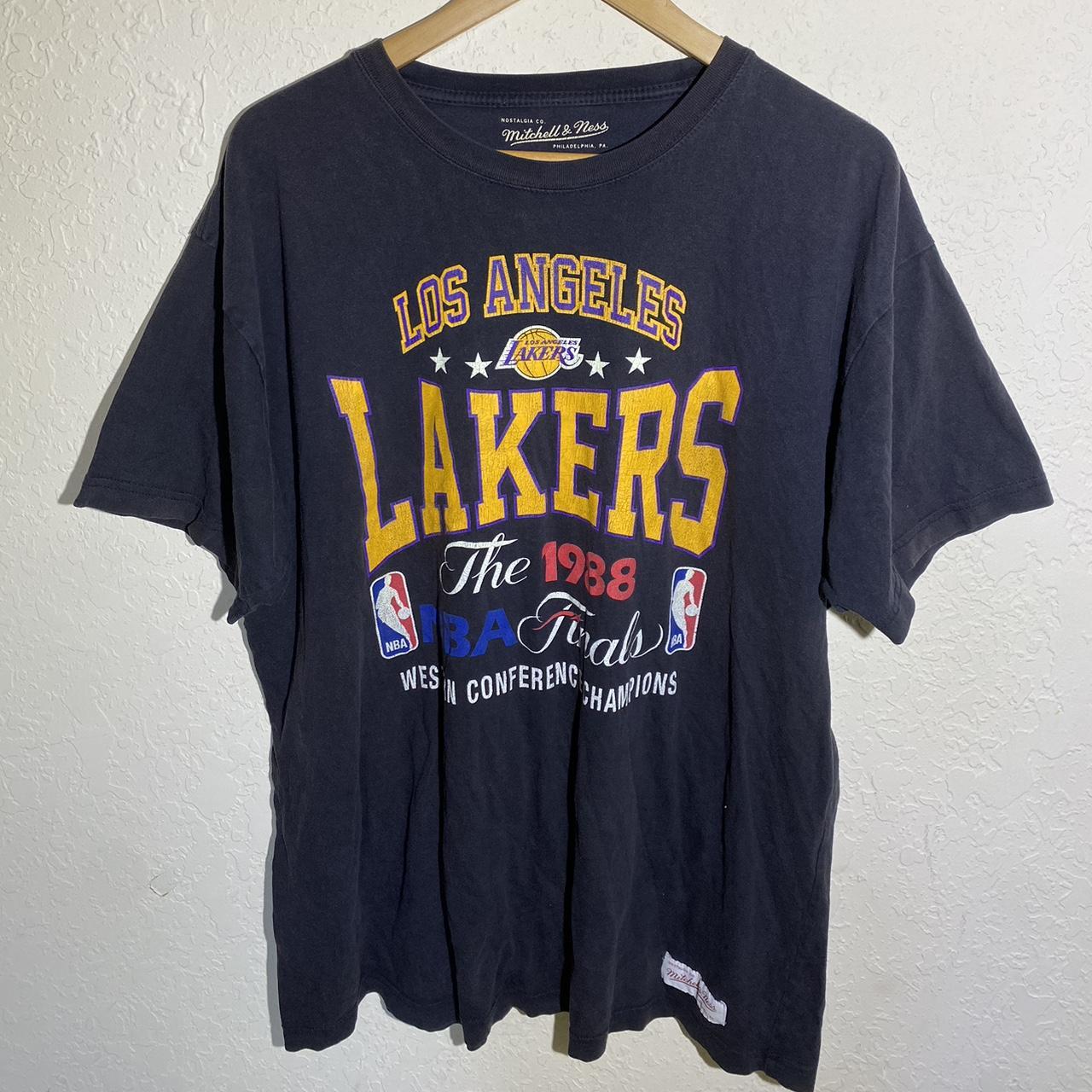 Mitchell & Ness Los Angeles Lakers Champions Tee - Black - Medium