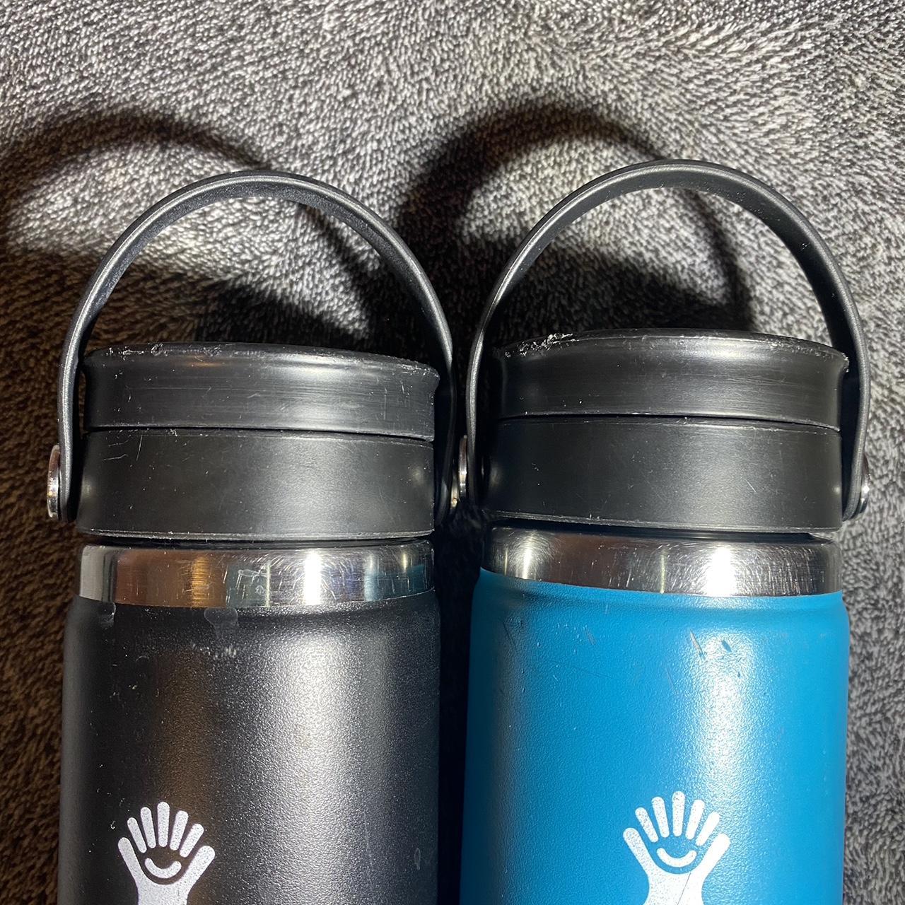 black 21 oz hydroflask - Depop