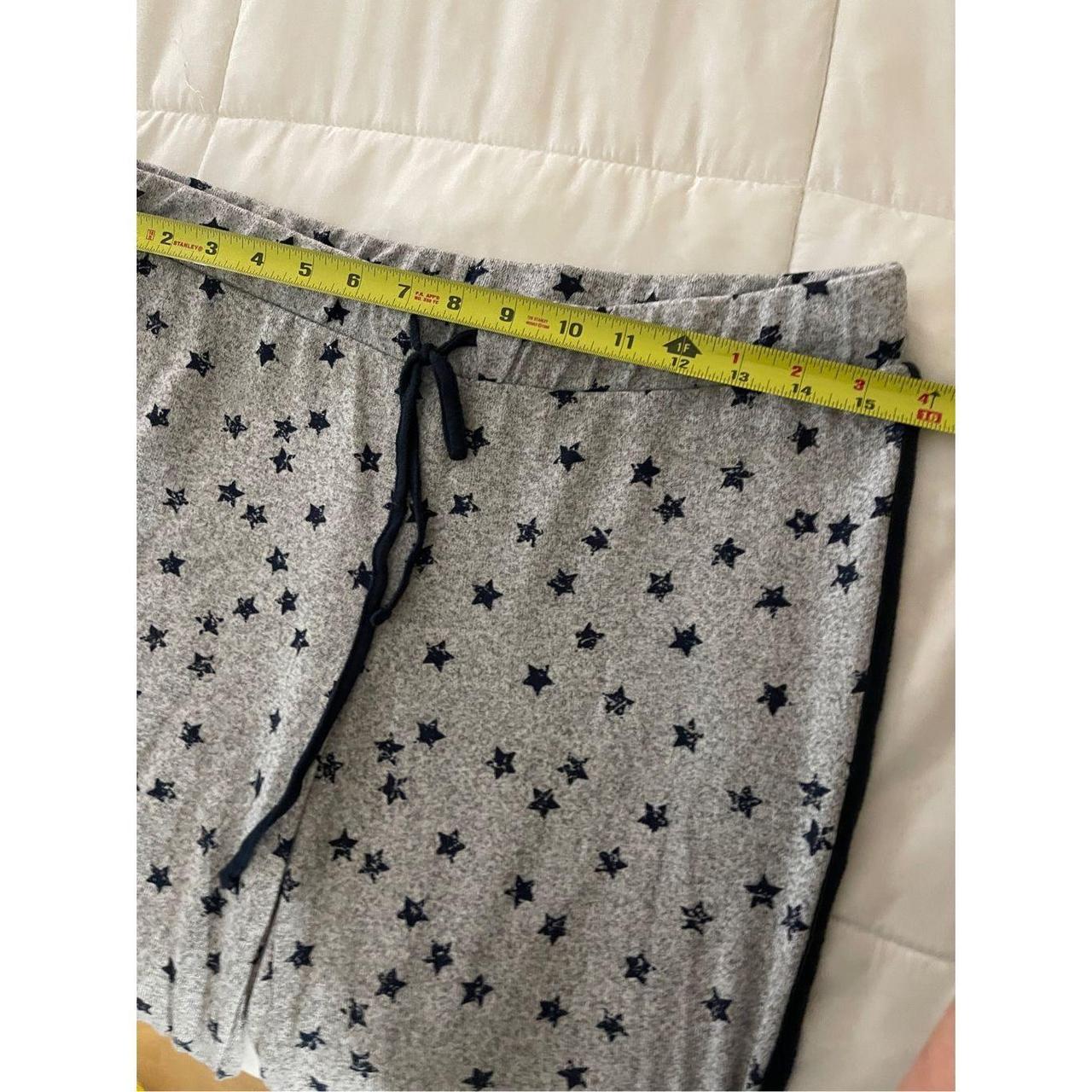Lucky Brand Pajama Pants Womens XS Gray Blue Stars - Depop