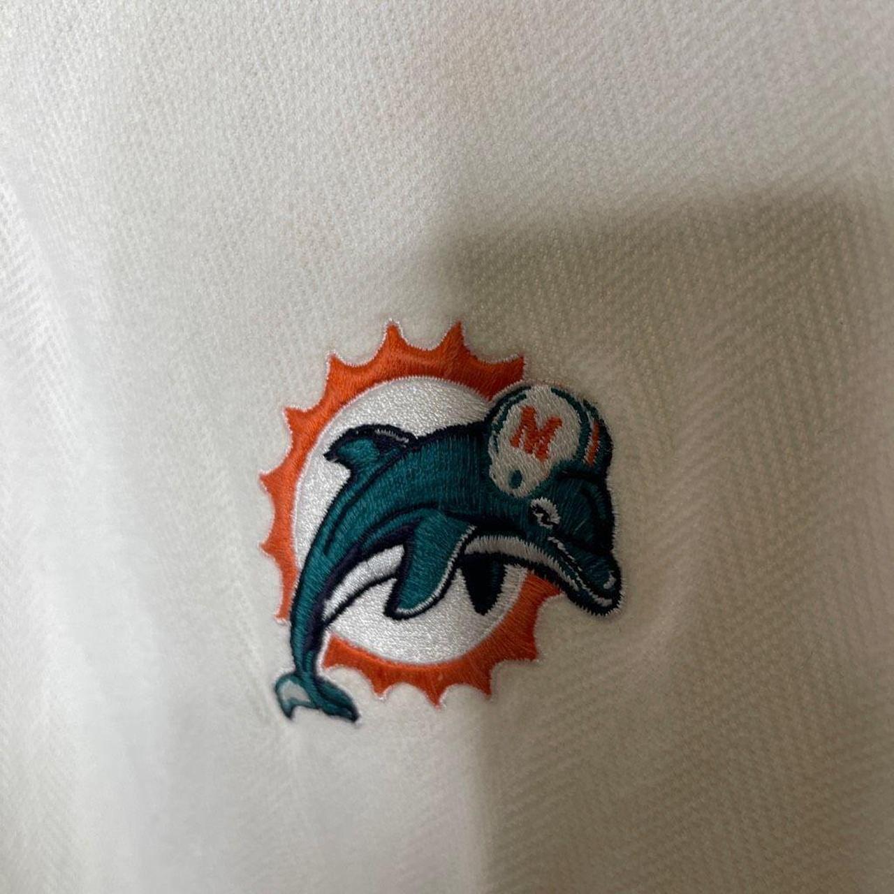 Nike Polo Shirt Mens Large NFL Miami Dolphins short - Depop