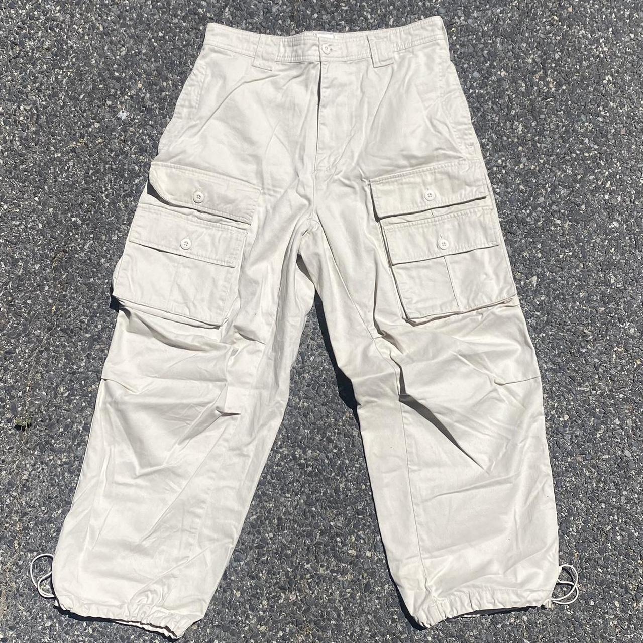 Urban Outfitters Men's Cream Jeans Depop
