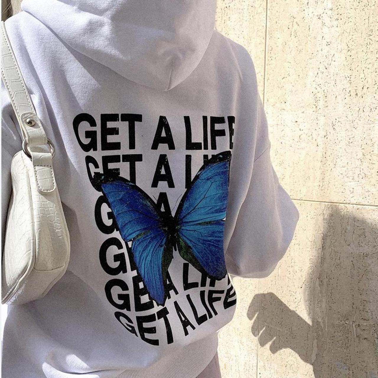 Subdued get a life hoodie sale