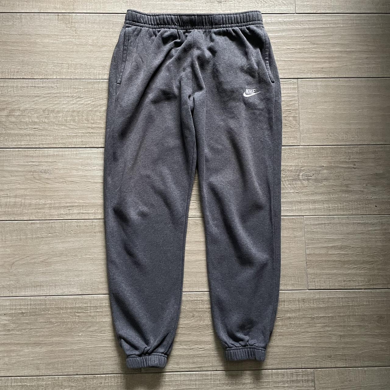 mens nike joggers gray