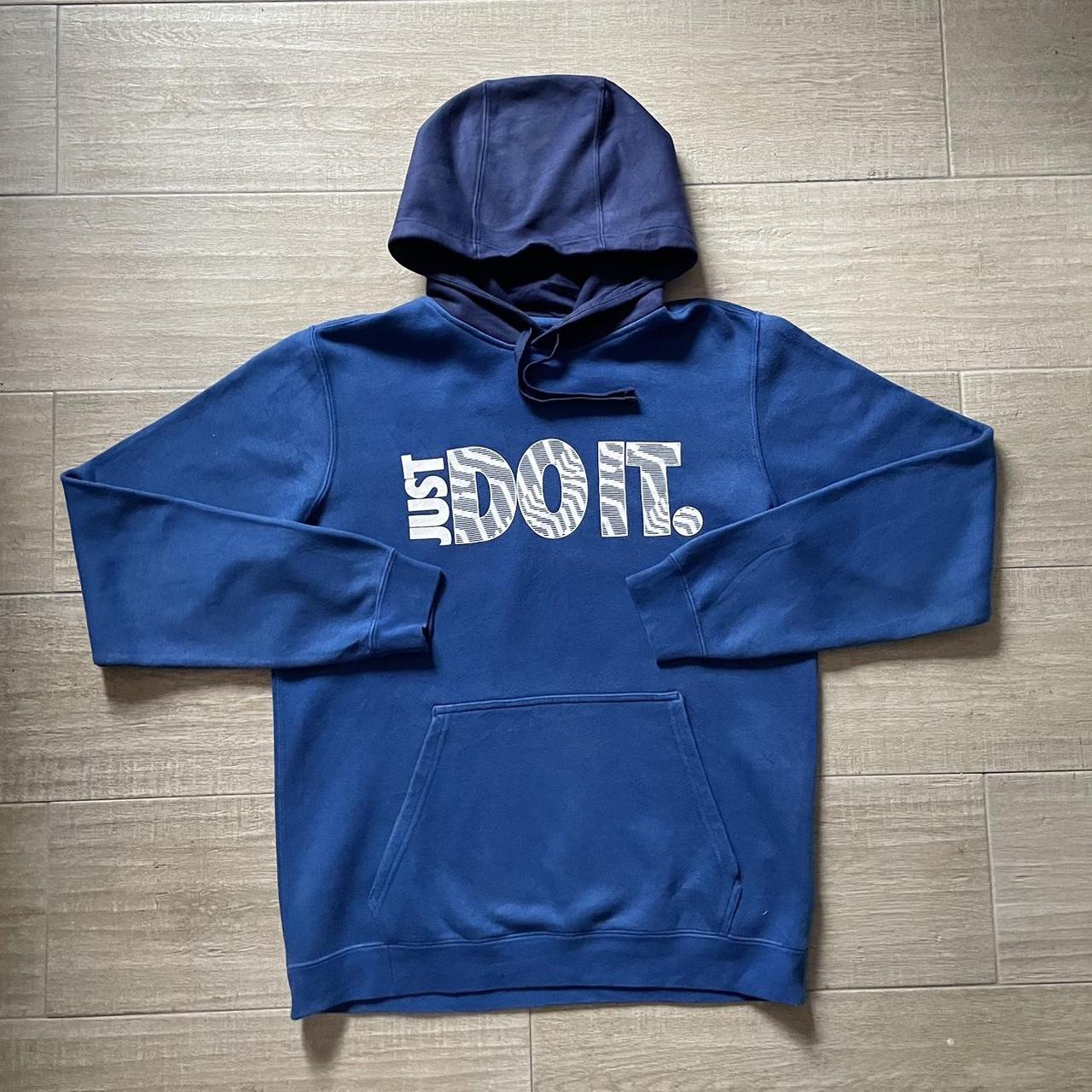 Blue nike velvet on sale hoodie