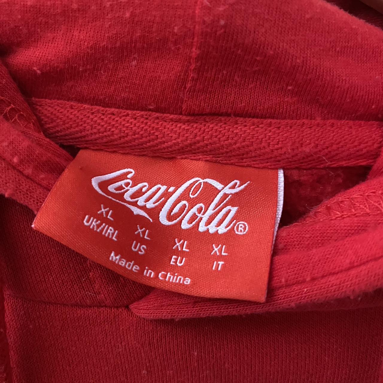 Coca-Cola Men's Red Hoodie | Depop