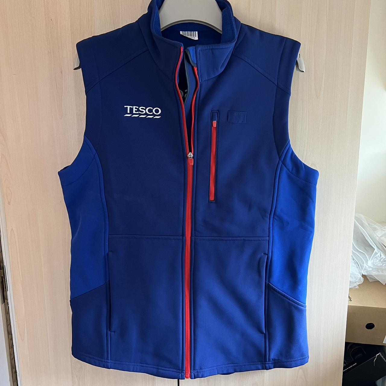 Tesco Employee Uniform Softshell Gilet (XL) Brand... Depop