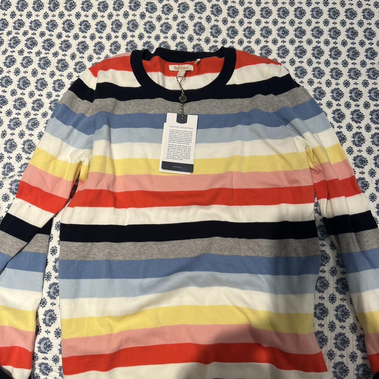 Barbour colorful sweater - Depop