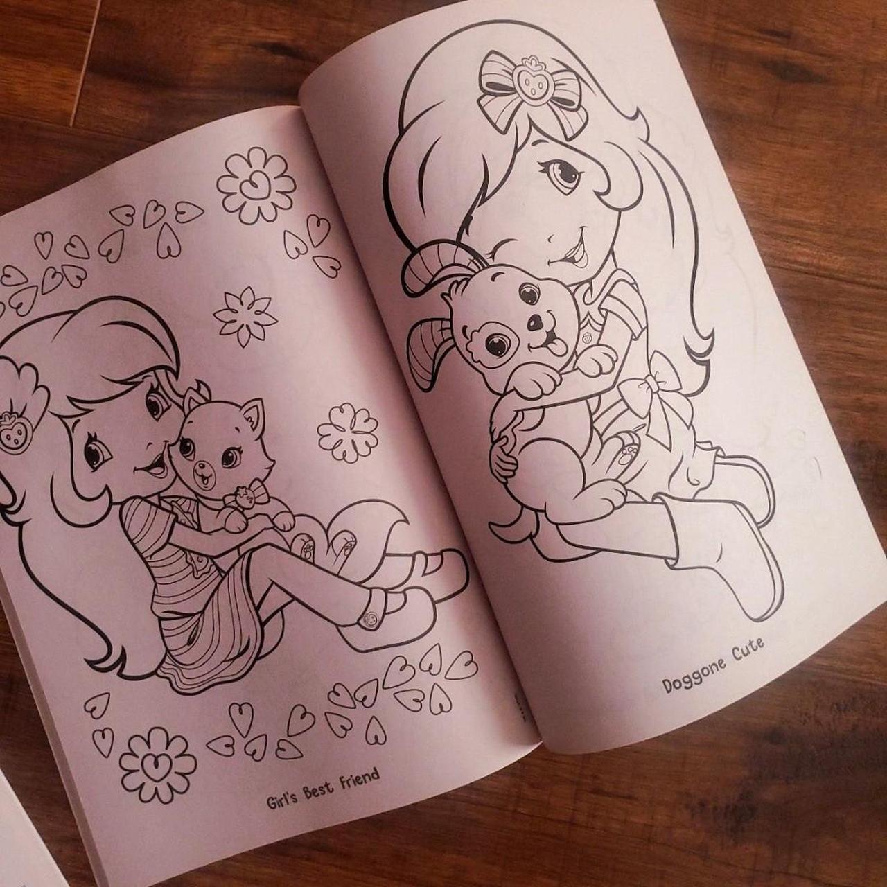 Strawberry Shortcake Coloring Books 🍰🍓 you get 2... Depop