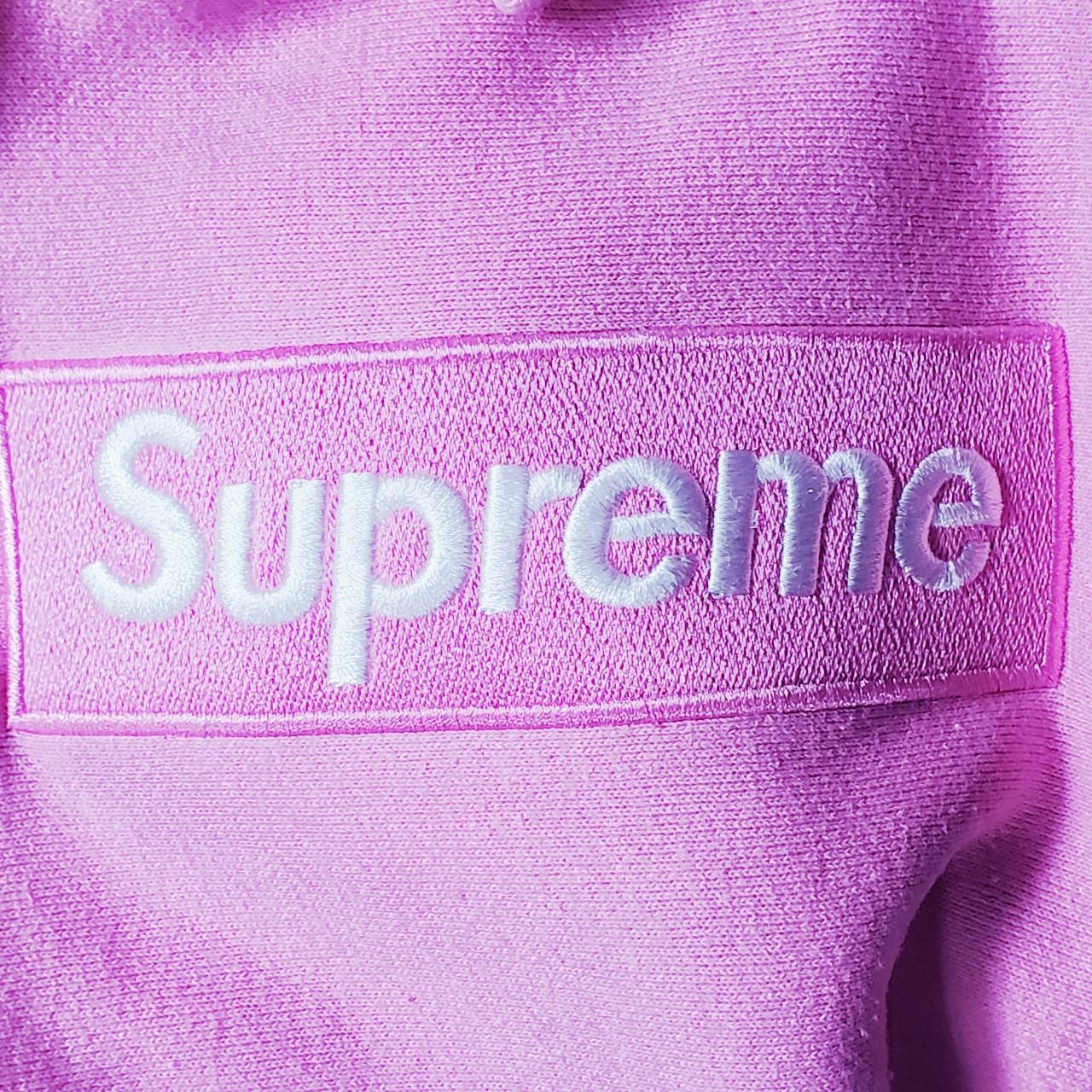Supreme Women's Pink Hoodie | Depop