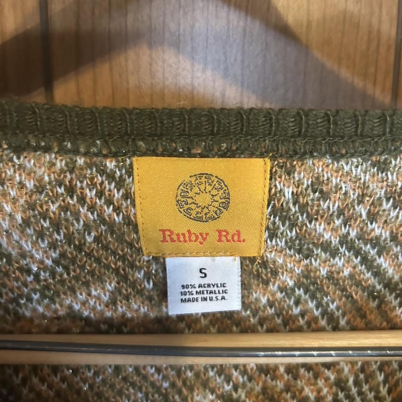 Ruby Rd. Women's Sweater - Multi/Khaki - S – Ruby… - image 2