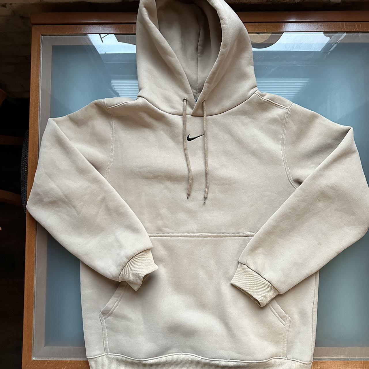 jd beige nike hoodie