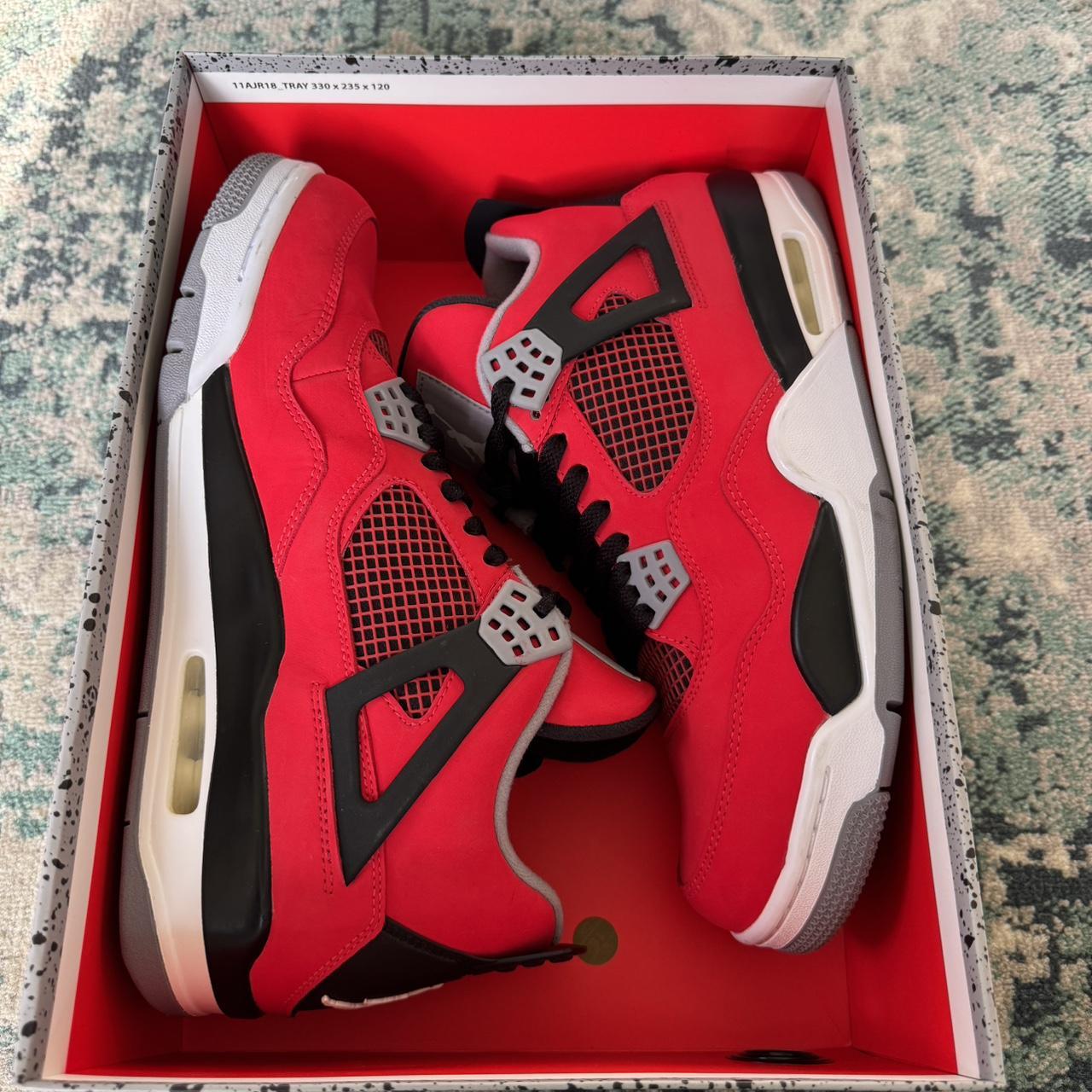 Nike Air Jordan 4 Retro 'Toro Bravo' Used 10/10... - Depop