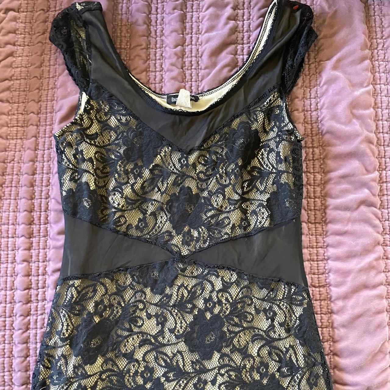 Black lace top Emma’s closet Size M Depop