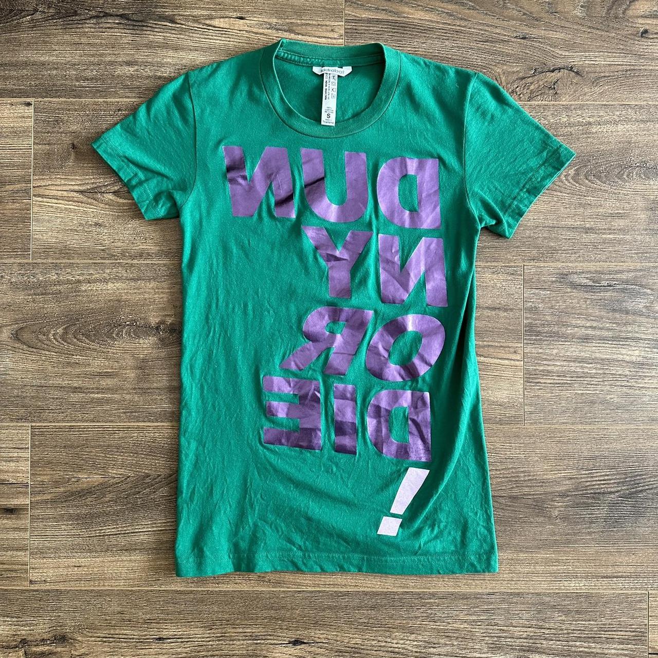 Purple and best sale turquoise graphic tees