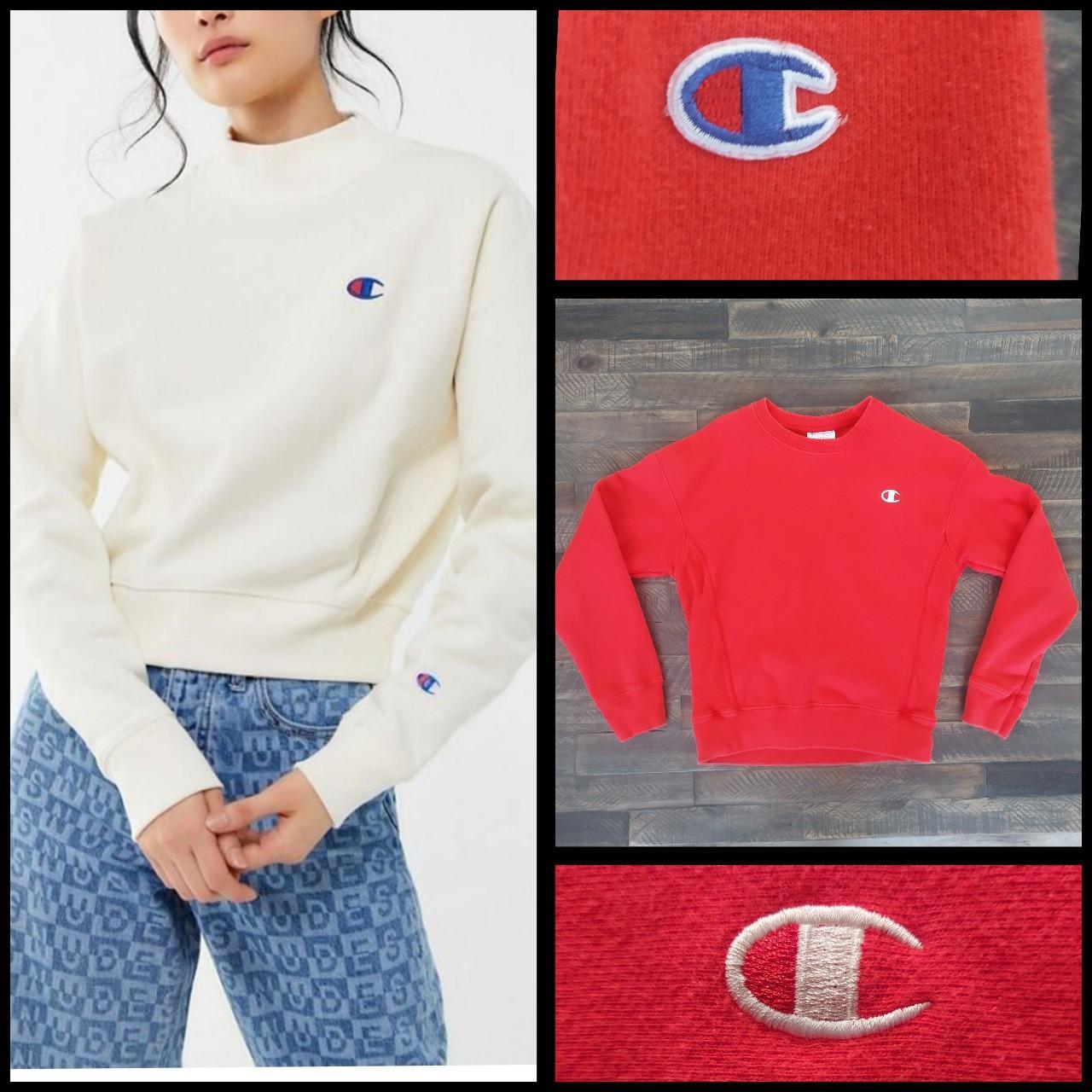 Champion sweatshirt deals red womens