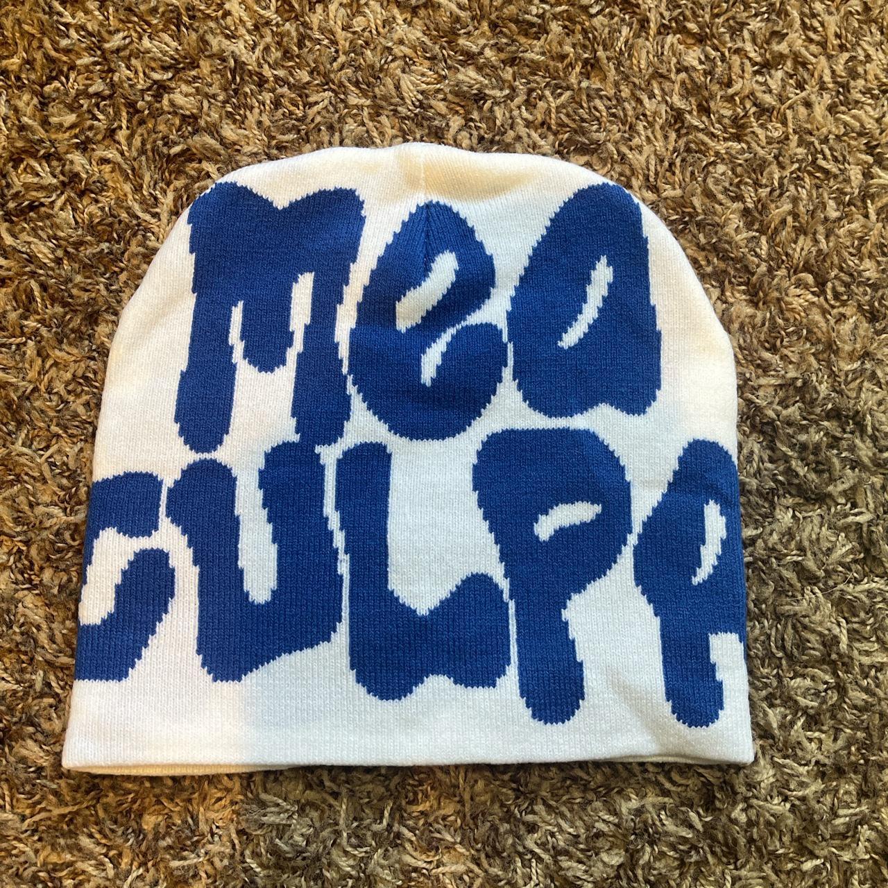 Mea culpa beanie, never worn and super comfortable.... - Depop