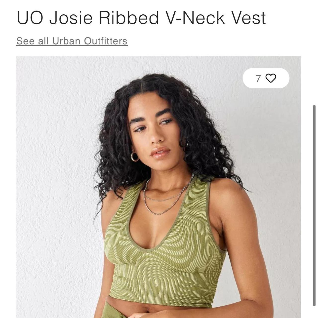 Urban Outfitters Josie Top Green Swirl Depop