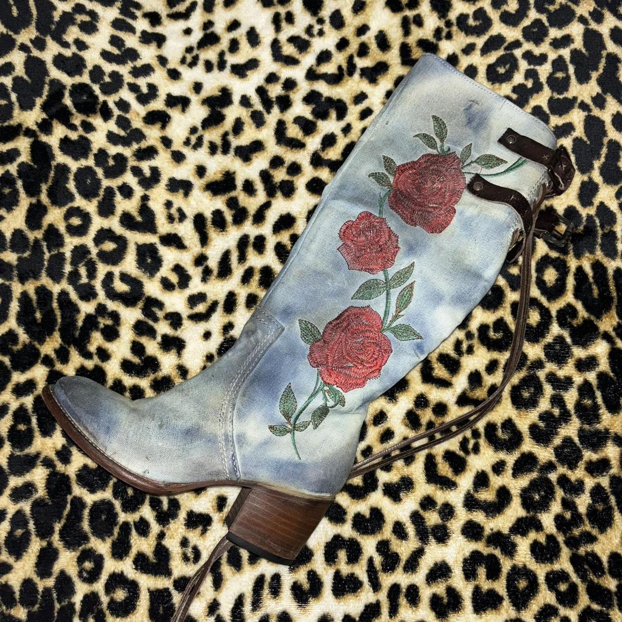 freebird by steven cyrus rose cowboy boots please. Depop