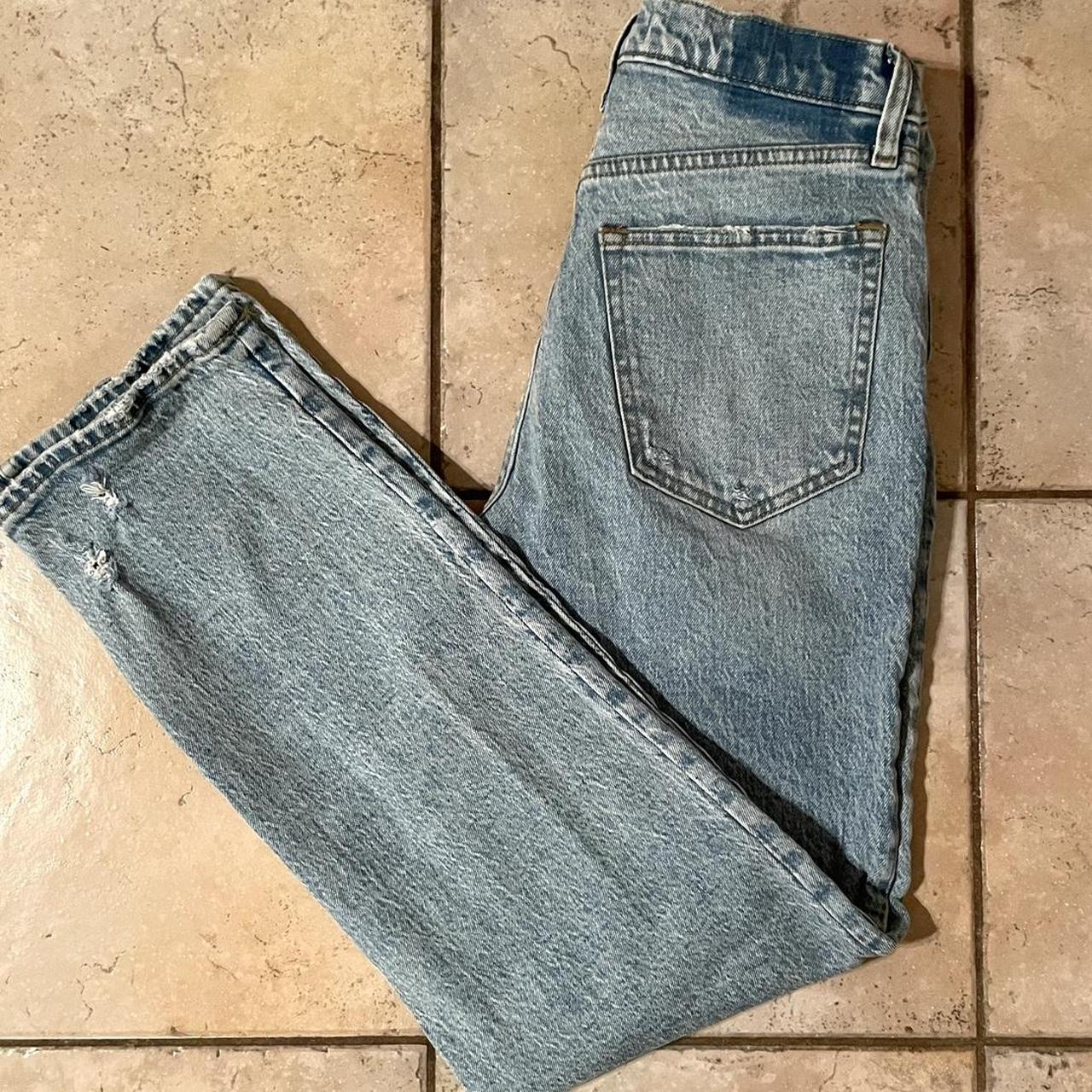 Used Abercrombie 90s straight ultra high rise... - Depop