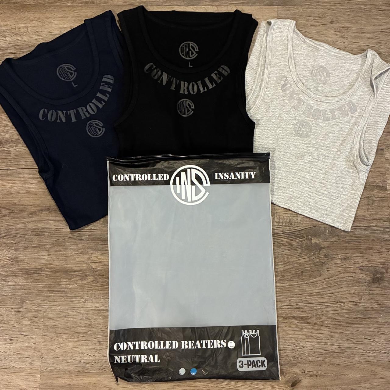 Controlled insanity men's shirt
