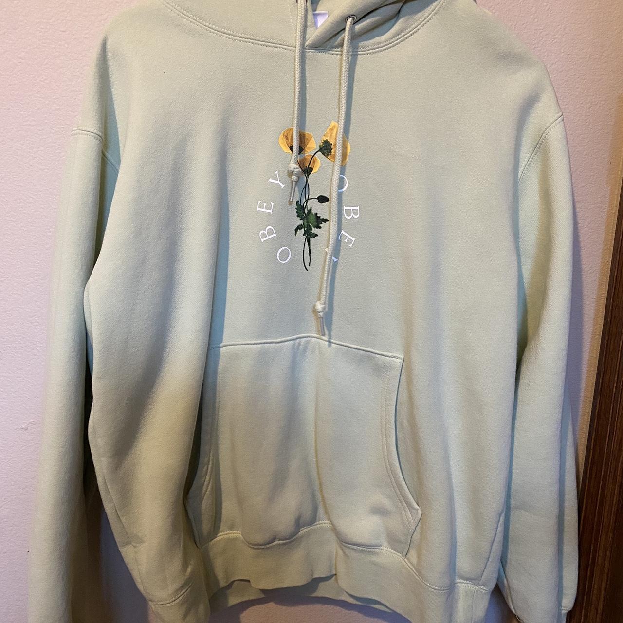 Obey store floral hoodie