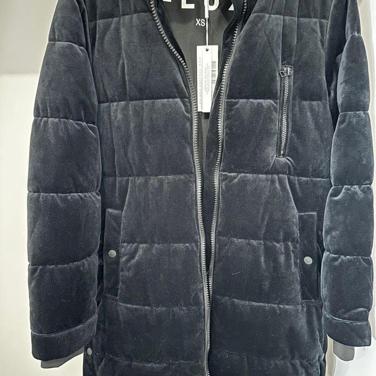 Decjuba velour sales puffer jacket